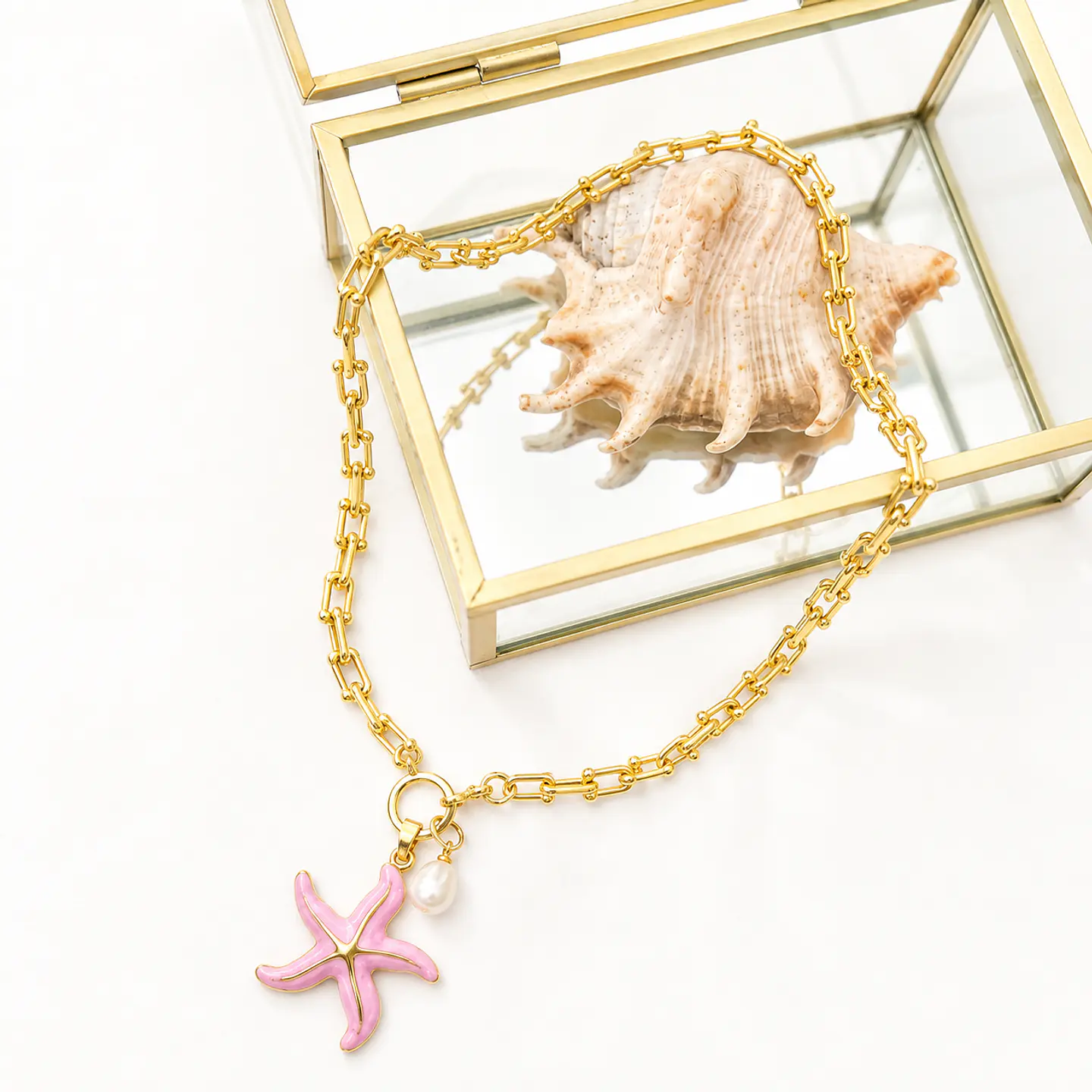 Collar Stellla Maris Pink gold  2