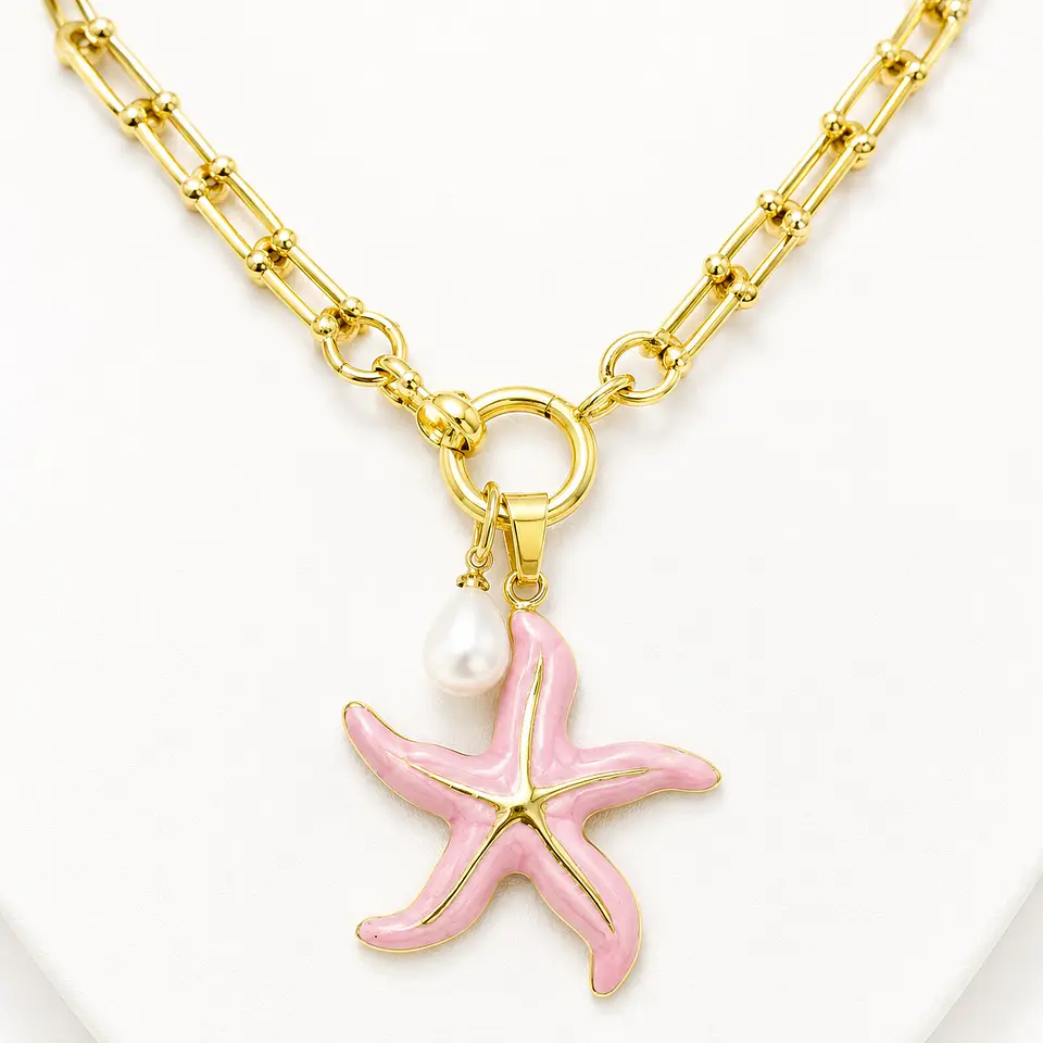 Collar Stellla Maris Pink gold  4