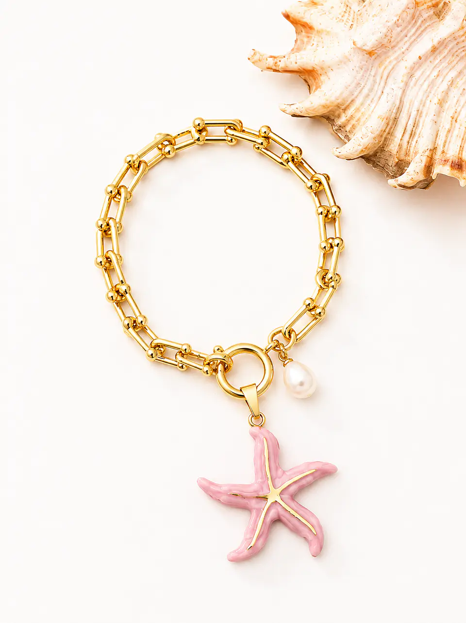 Pulseras Stellla Maris Pink gold  3