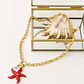Collar Stellla Maris Coral gold  - Miniatura 1