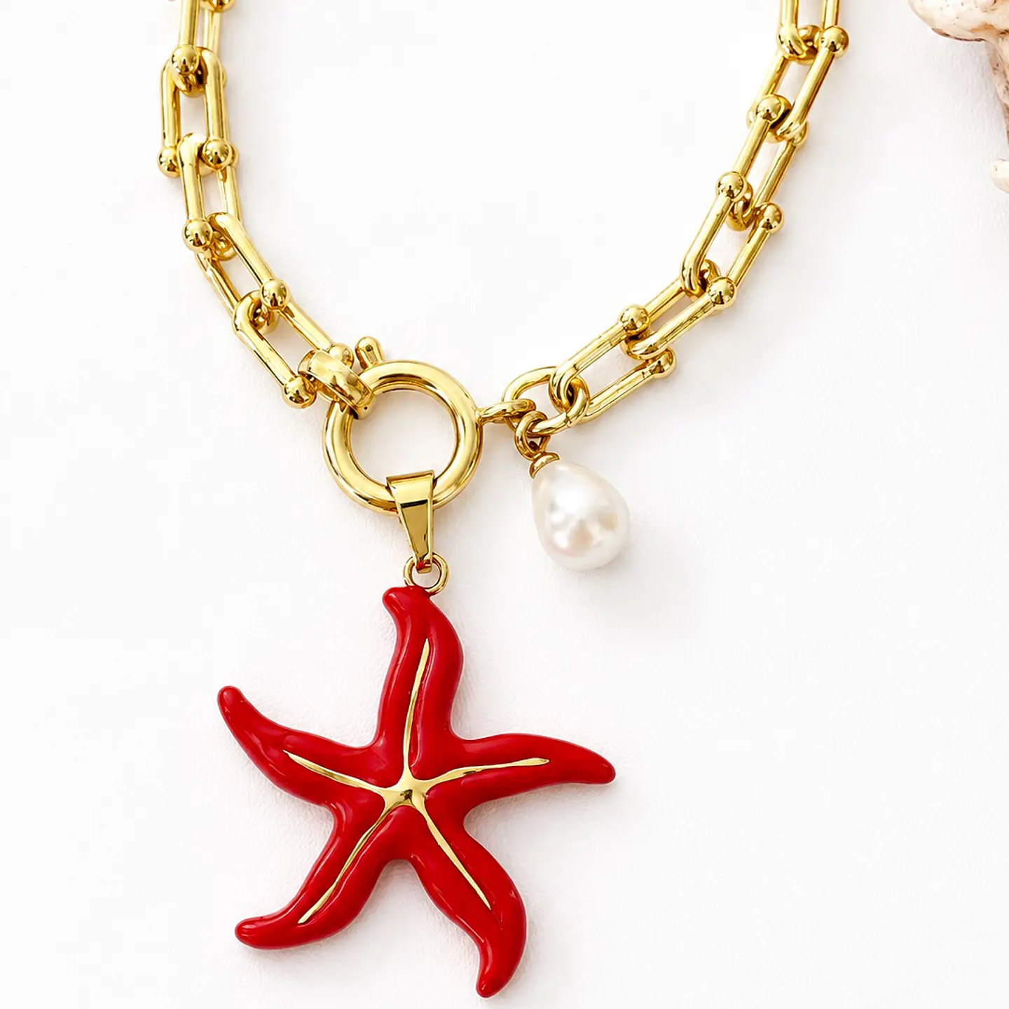 Pulseras Stellla Maris Coral gold  2