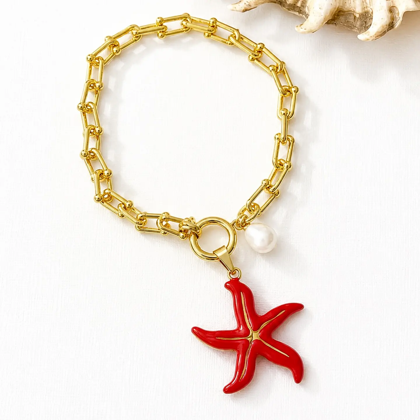Pulseras Stellla Maris Coral gold  3
