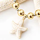 Pulsera Maxi balines Estrella Mar Gold - Miniatura 2
