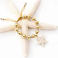 Pulsera Maxi balines Estrella Mar Gold - Miniatura 3