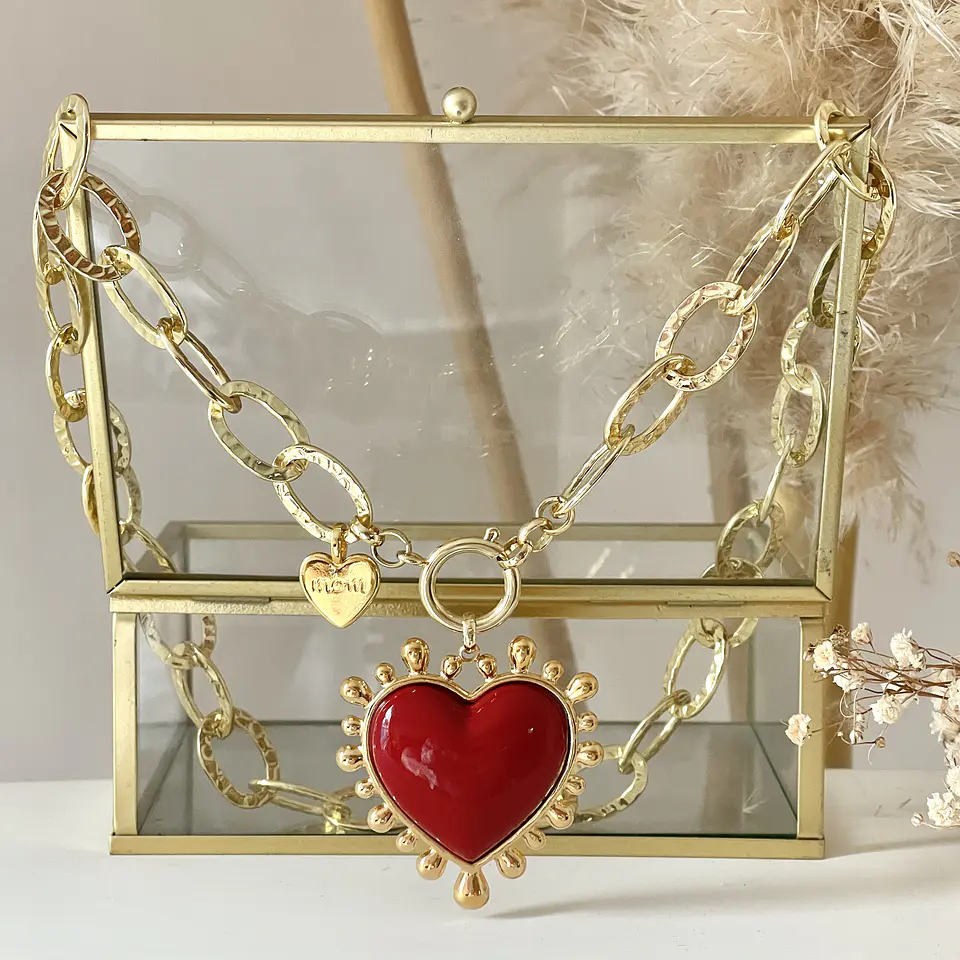 Collar Gold Maxi Detente Red Gold  2