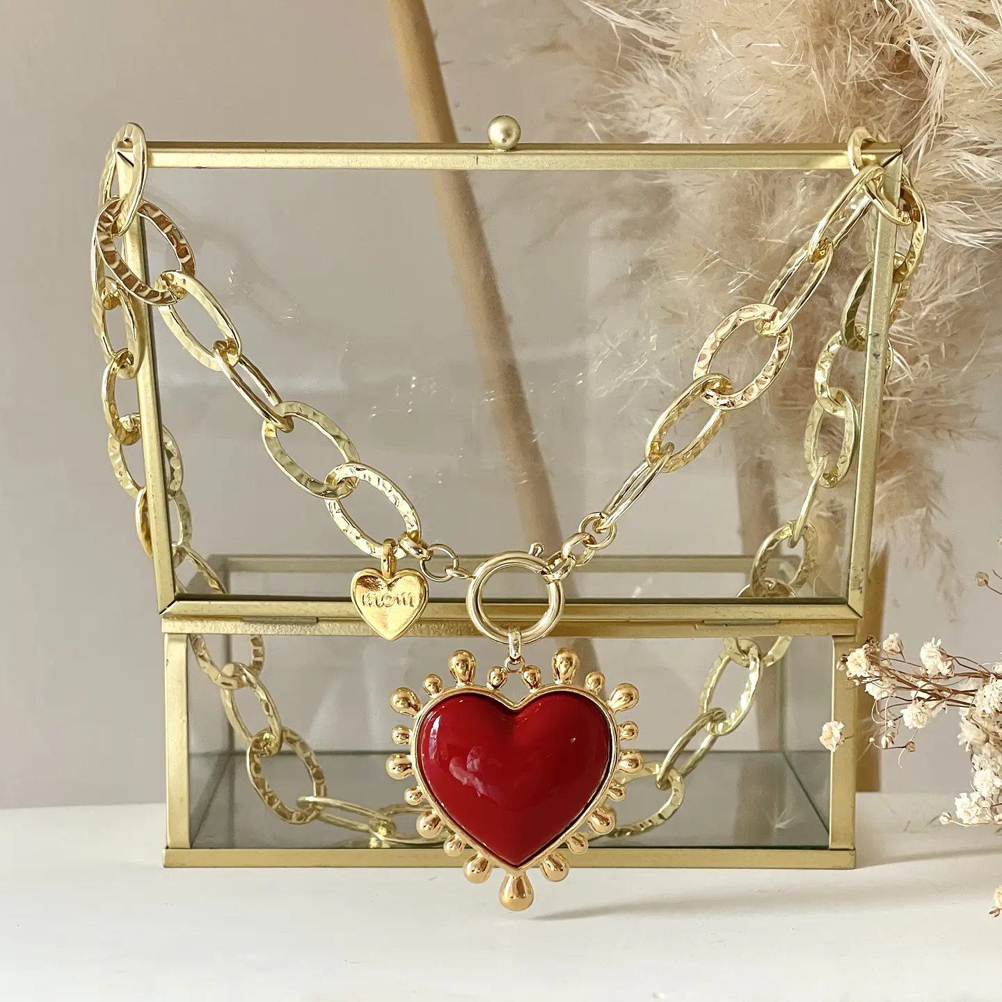 Collar Gold Maxi Detente Red Gold  4