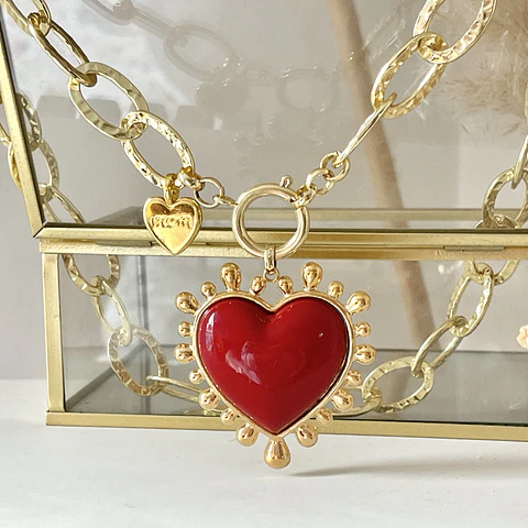 Collar Gold Maxi Detente Red Gold 