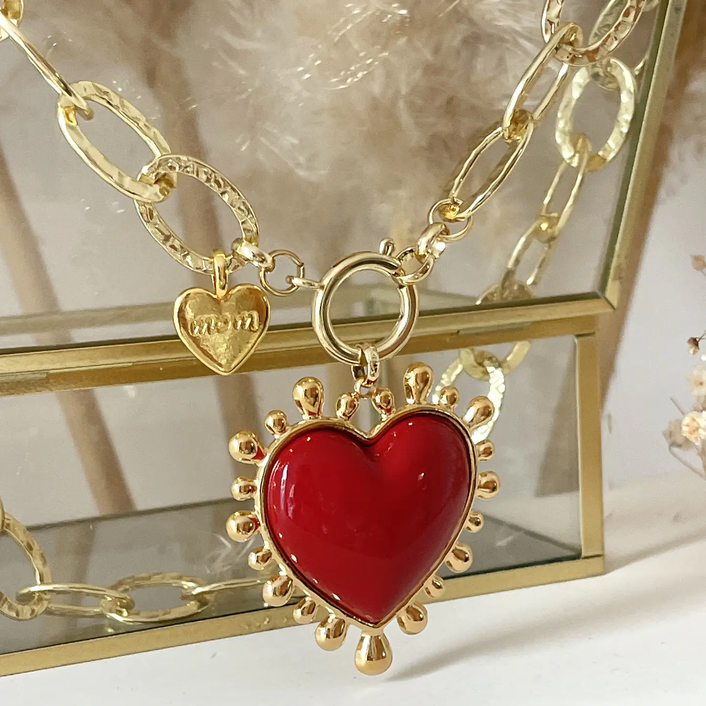 Collar Gold Maxi Detente Red Gold  5