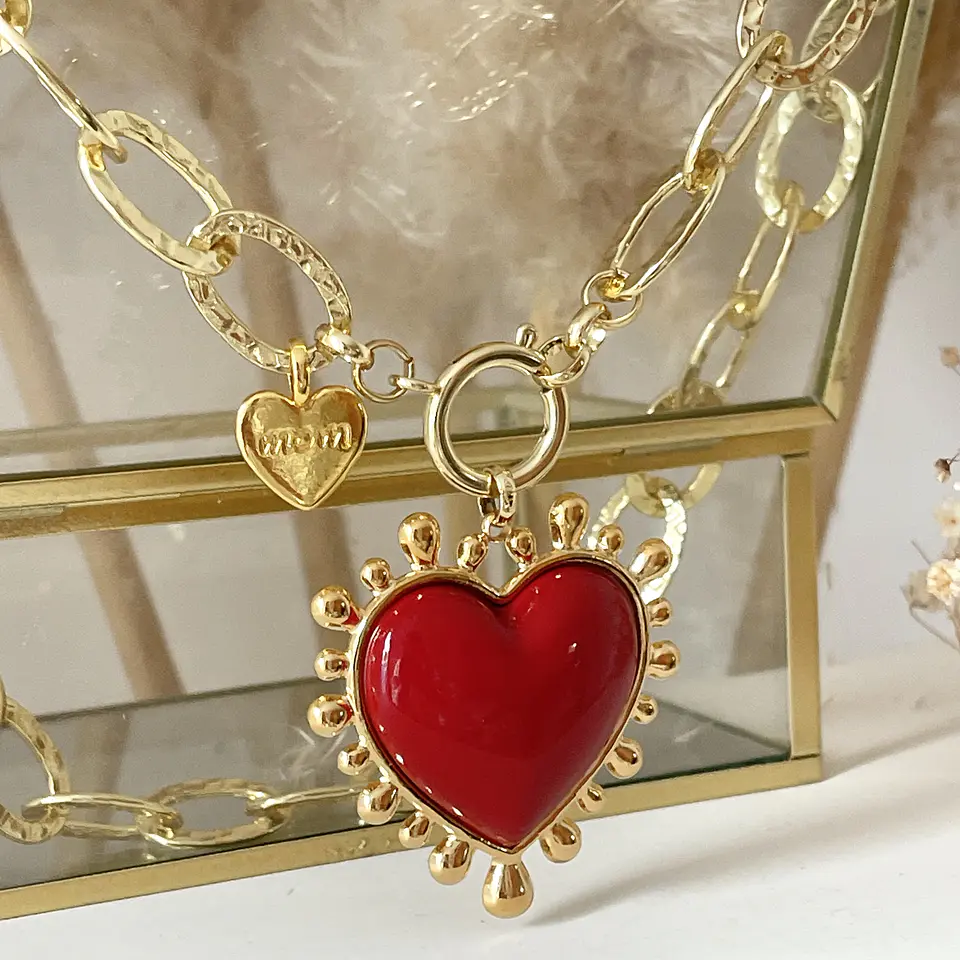 Collar Gold Maxi Detente Red Gold  5