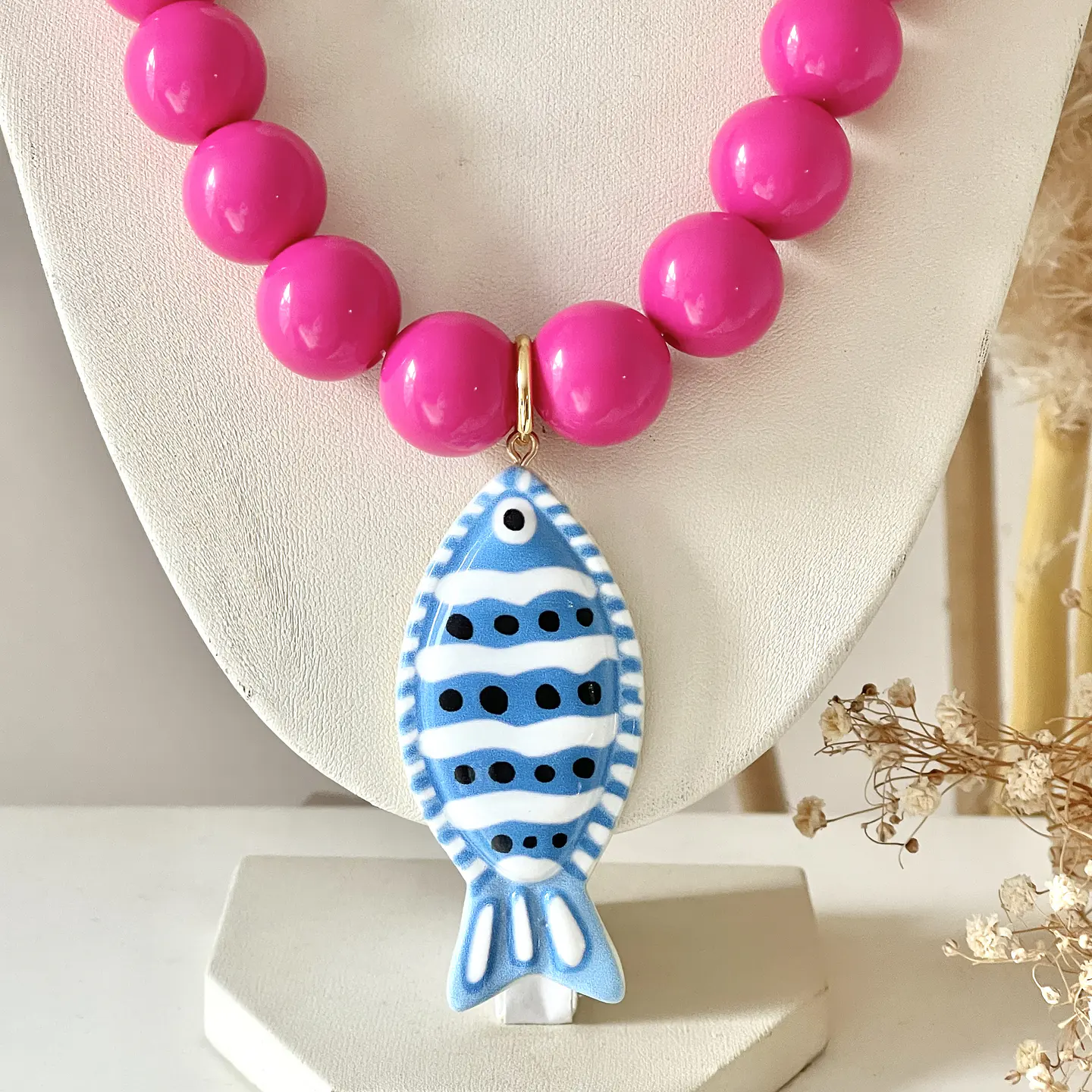 Collar Fucsia Fish 💞🐟 2