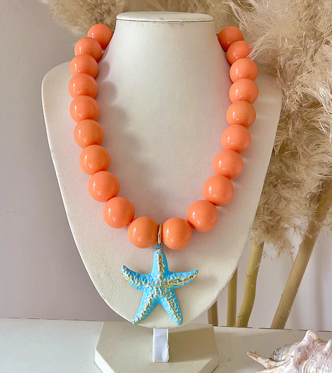 Collar Orange Sunset 🌊🌅