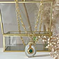 Collar Cuarzo Drusa Verde Gold  - Miniatura 2
