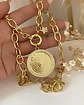 Collar Macizo Medallón Padre Nuestro Circones Herradura Gold - Miniatura 5