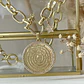Collar Macizo Medallón Padre Nuestro Circones Gold - Miniatura 6