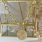 Collar Macizo Medallón Padre Nuestro Circones Gold - Miniatura 9