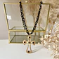 Collar Cadena Black Cruz Onyx Gold - Miniatura 4