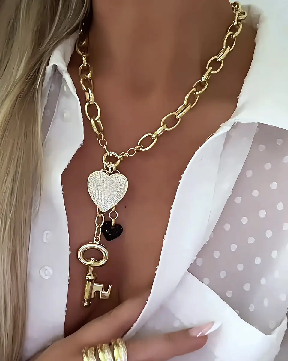 Collar Maxi eslabones Bella Donna Gold 1