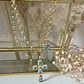 Collar Cruz Cristales Calipso Gold - Miniatura 2
