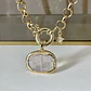 Collar Medalla Cuarzo Cristal Gold  - Miniatura 3