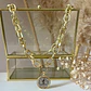 Collar Maxi eslabones Medalla San Benito Silver Gold - Miniatura 4