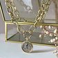 Collar Maxi eslabones Medalla San Benito Silver Gold - Miniatura 5
