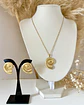 Conjunto Collar + Aros Caracola de Mar Gold - Miniatura 3