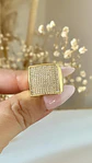 Anillo Cuadrado Verona Gold - Miniatura 2