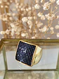 Anillo Cuadrado Verona Black - Miniatura 1