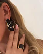 Aros Maxi Pétalos Black - Miniatura 2