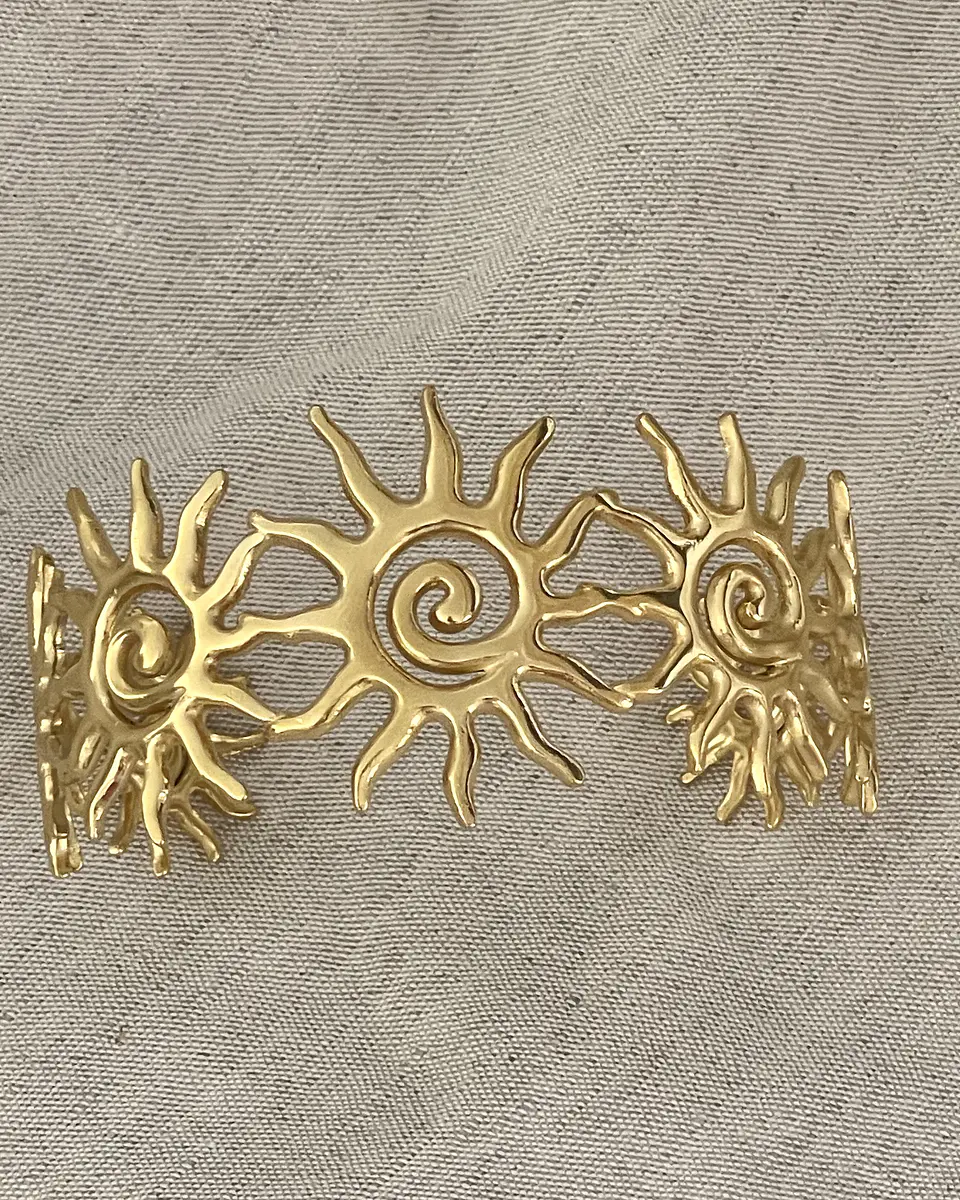 Maxi Brazalete Siete Soles Gold 4