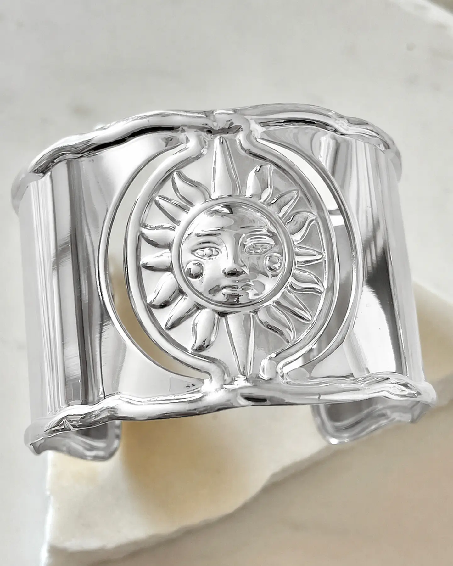 Maxi Brazalete Soleil Silver  Maximalista  2