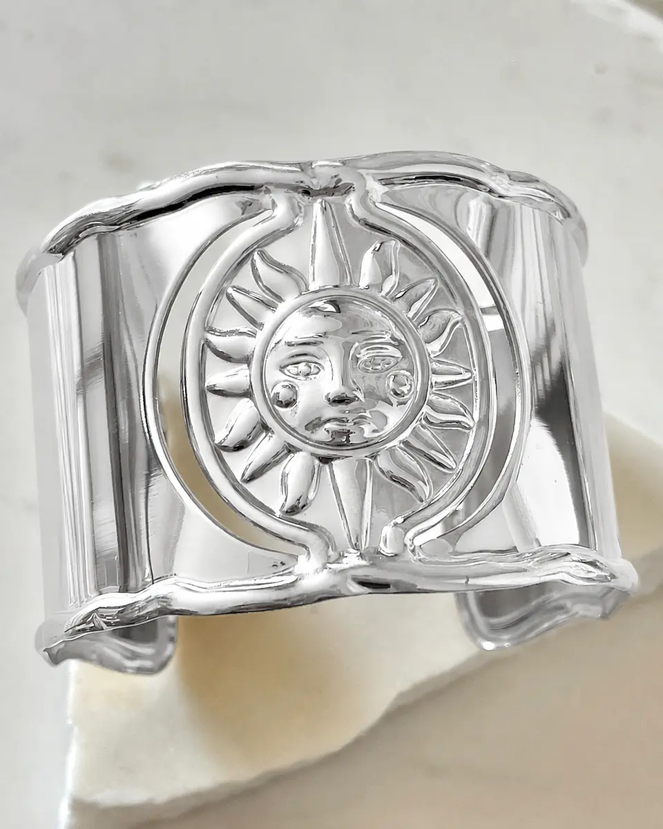 Maxi Brazalete Soleil Silver  Maximalista  2