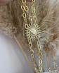 Collar XL Maxi Sol punto Luz Maxi eslabones gold  - Miniatura 4