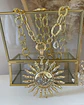 Collar XL Maxi Sol punto Luz Maxi eslabones gold  - Miniatura 2