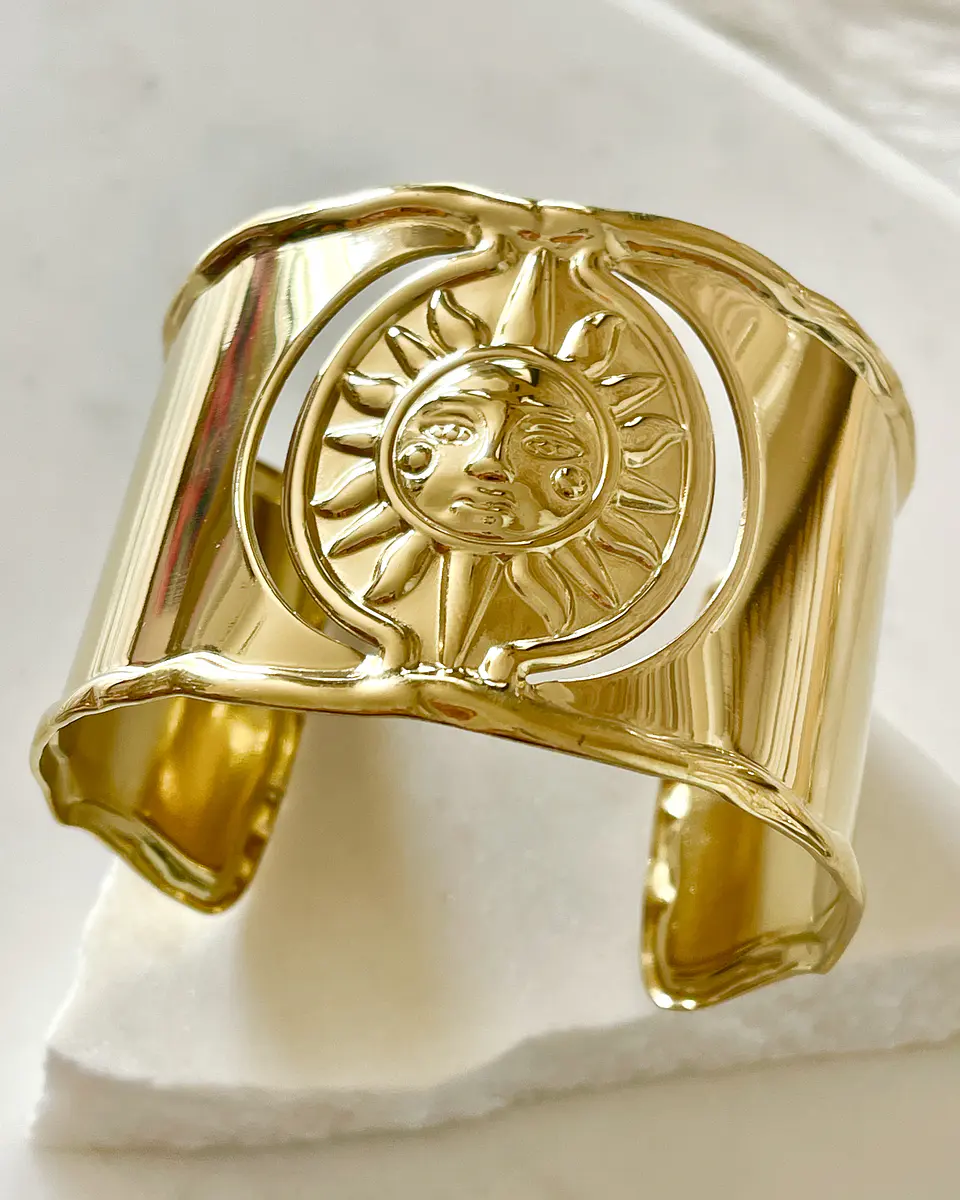 Maxi Brazalete Soleil Gold  Maximalista  2