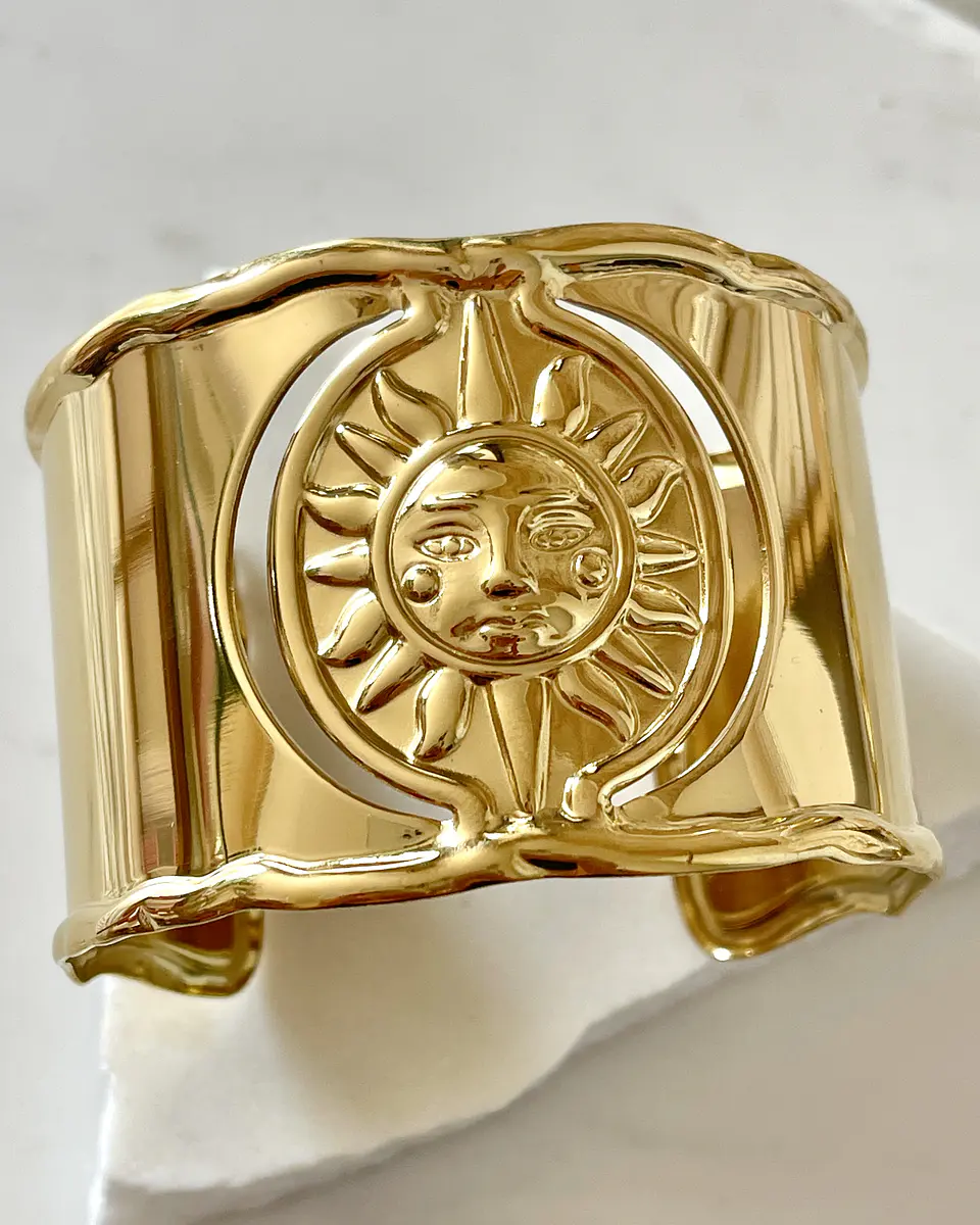 Maxi Brazalete Soleil Gold  Maximalista  1
