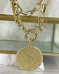 Collar Medallón Padre Nuestro Circones eslabones Gold  - Miniatura 5