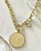 Collar Medallón Padre Nuestro Circones eslabones Gold  - Miniatura 6
