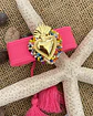 Pulsera Tejida Corazón detente Fucsia Gold  - Miniatura 2