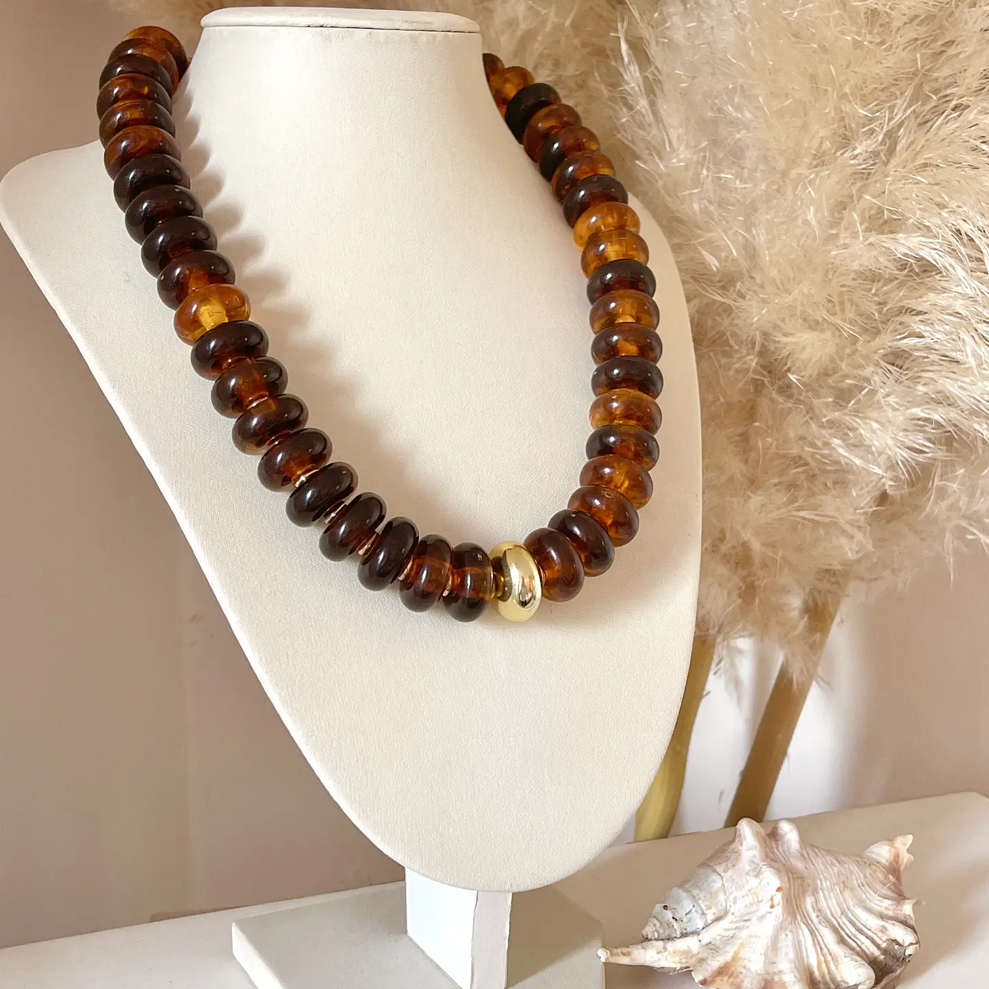 Collar Carey Golden Sunset 🌅 🤎 5