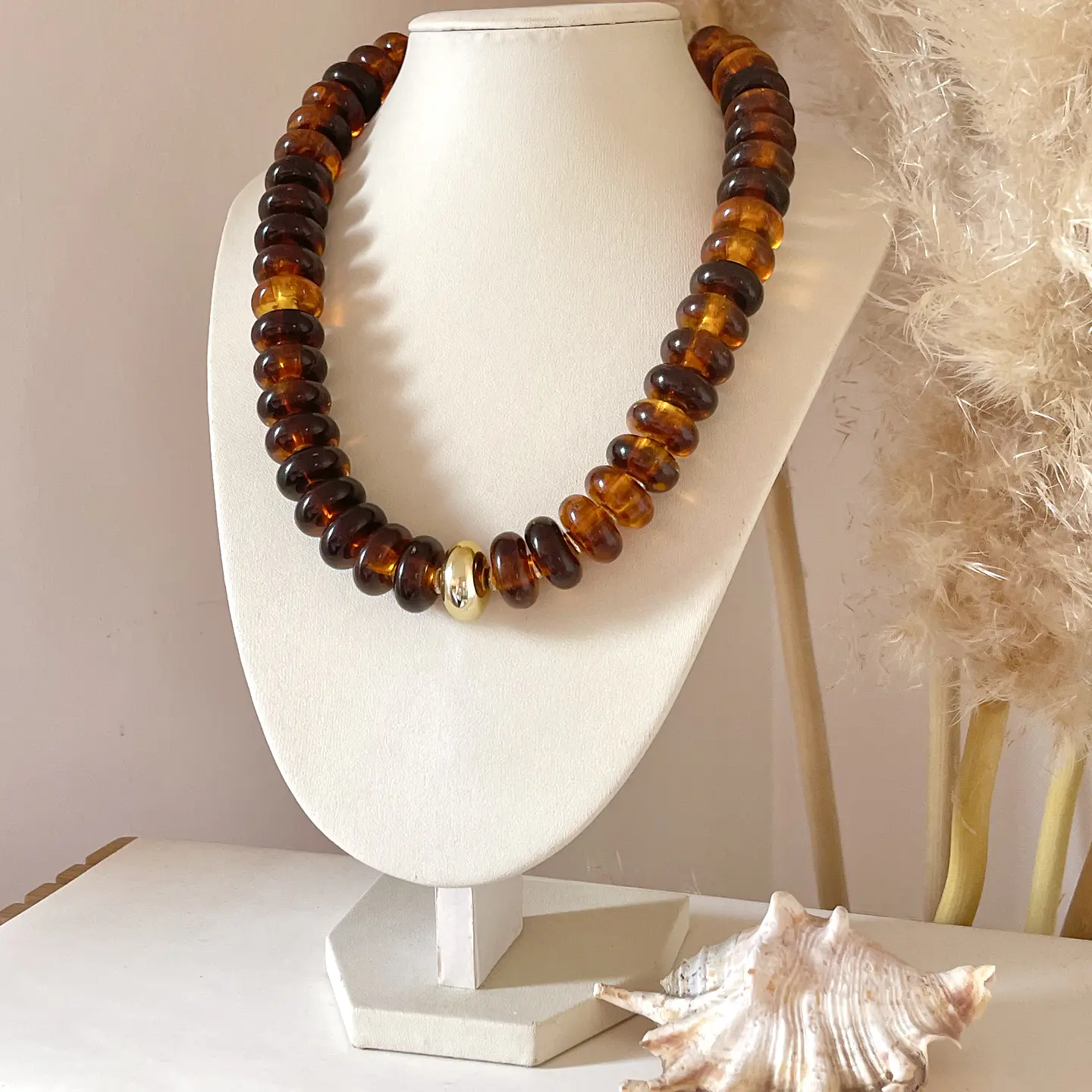Collar Carey Golden Sunset 🌅 🤎 7