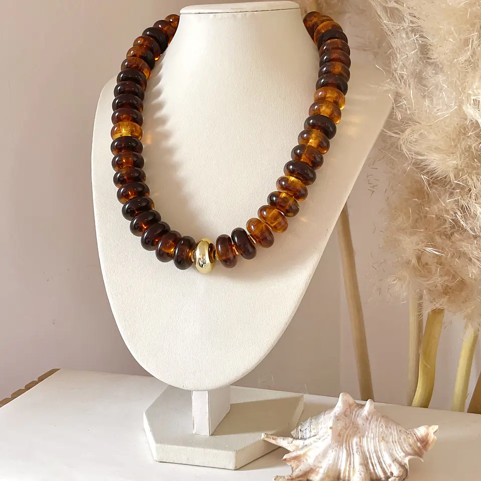 Collar Carey Golden Sunset 🌅 🤎 7