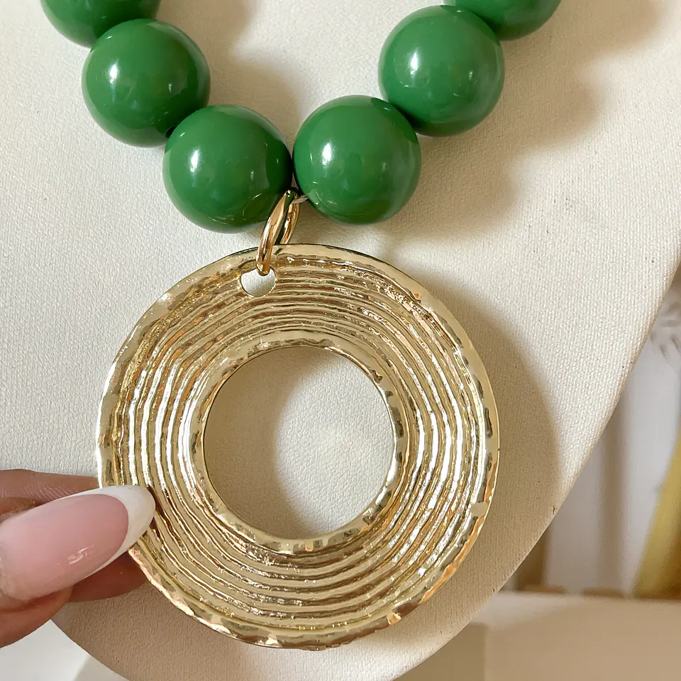 Collar Green Gold 💚🌞 3