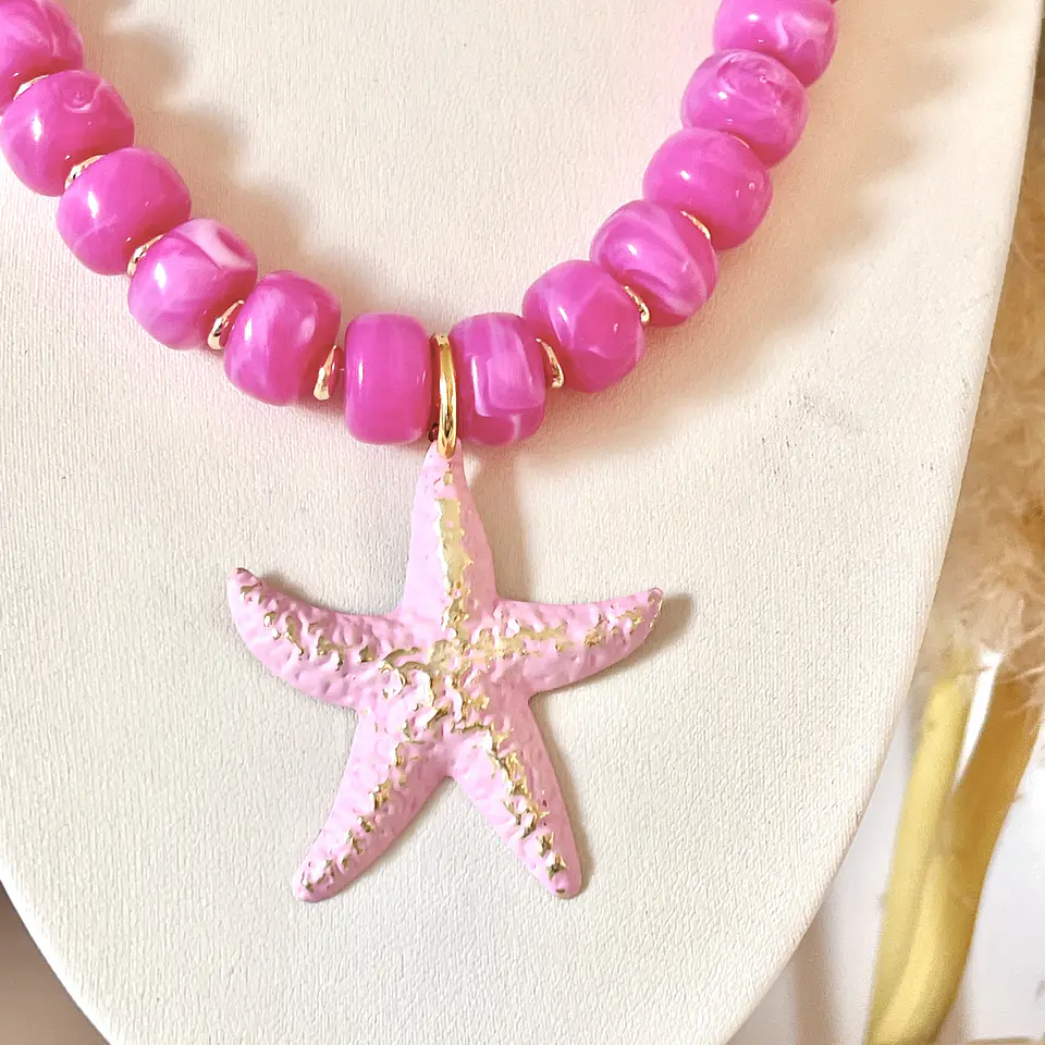Collar Dark Pink Star ⭐️💞✨ 3
