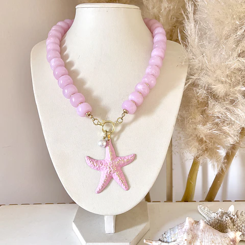 Collar Baby Pink Estrella de Mar 🌊🌸⭐️