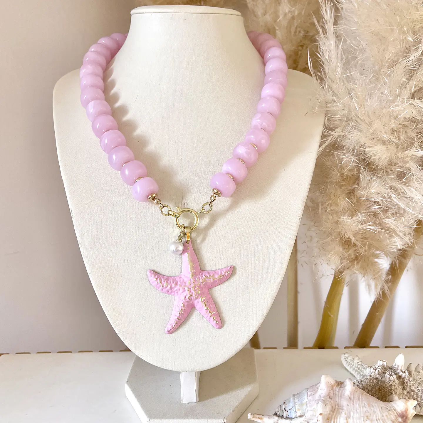 Collar Baby Pink Estrella de Mar 🌊🌸⭐️ 1