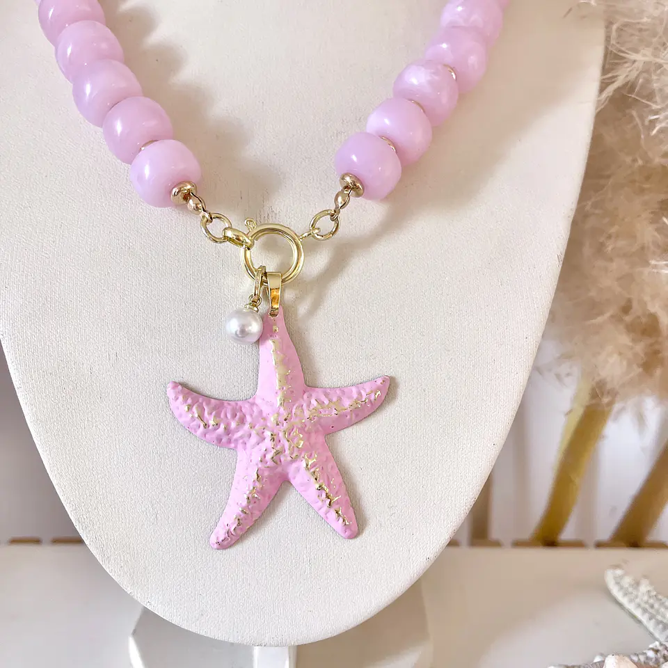Collar Baby Pink Estrella de Mar 🌊🌸⭐️ 2