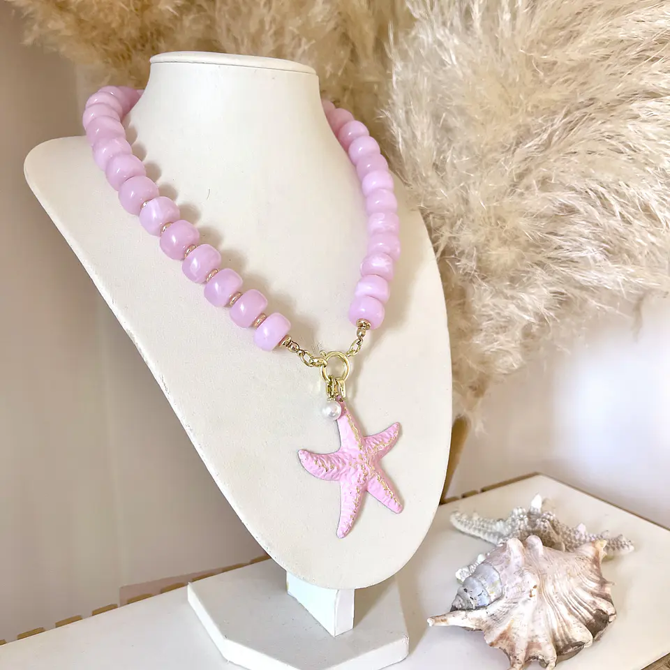 Collar Baby Pink Estrella de Mar 🌊🌸⭐️ 4