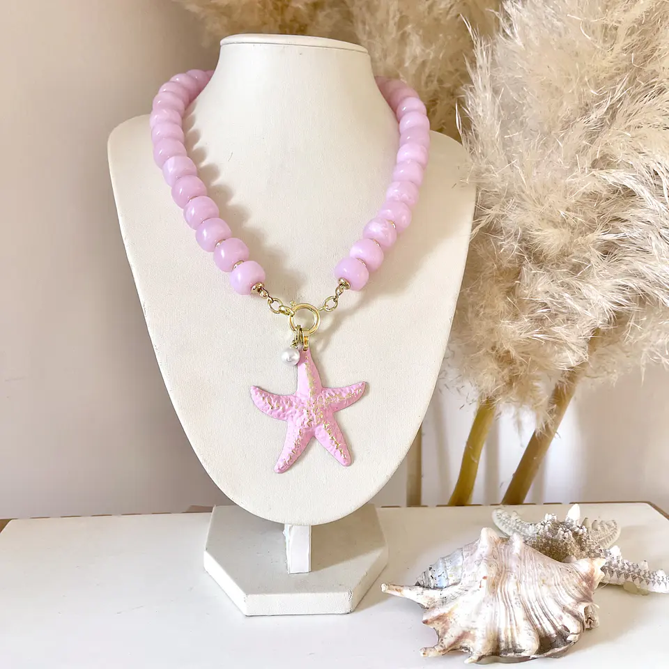 Collar Baby Pink Estrella de Mar 🌊🌸⭐️ 5
