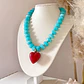 Collar Turquesa Cuore Rosso❤️🩵🌊 - Miniatura 3